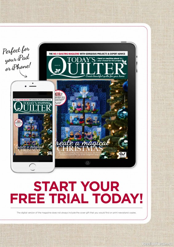 Коллекция проектов для рукодельниц в журнале «Todays Quilter №133 2025»