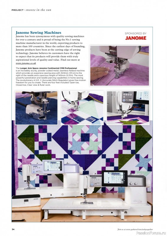 Коллекция проектов для рукодельниц в журнале &laquo;Todays Quilter №138 2026&raquo;