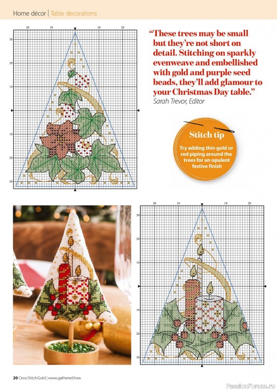 Коллекция вышивки в журнале «Cross Stitch Gold - Christmas Collection 2023»