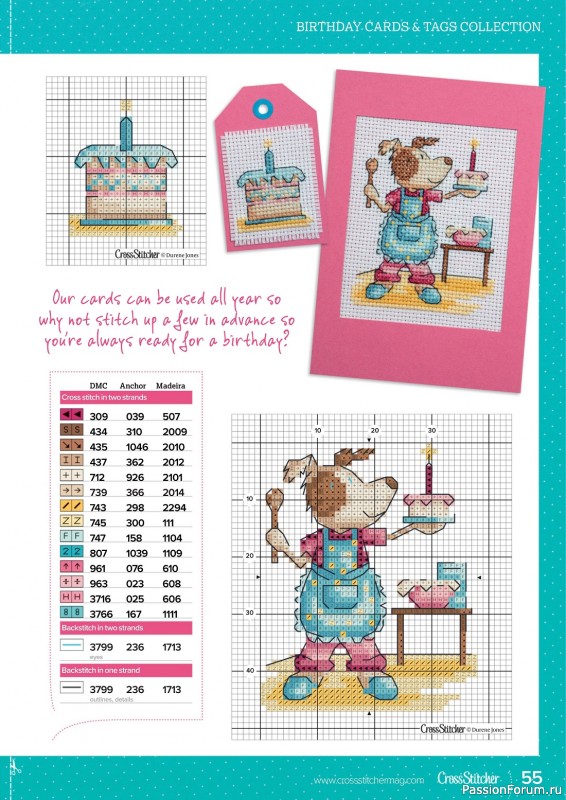 Коллекция вышивки в журнале «CrossStitcher №397 2023»