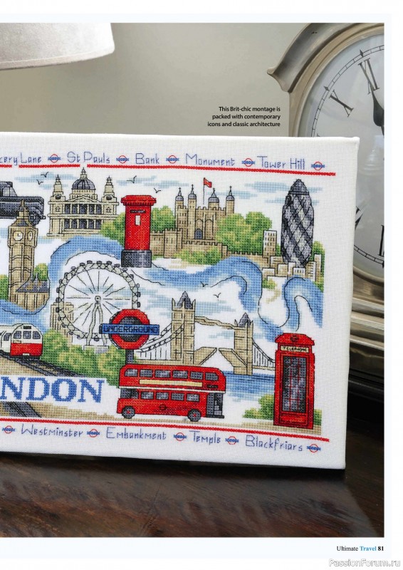 Коллекция вышивки в журнале &laquo;Ultimate Cross Stitch Travel 2026&raquo;