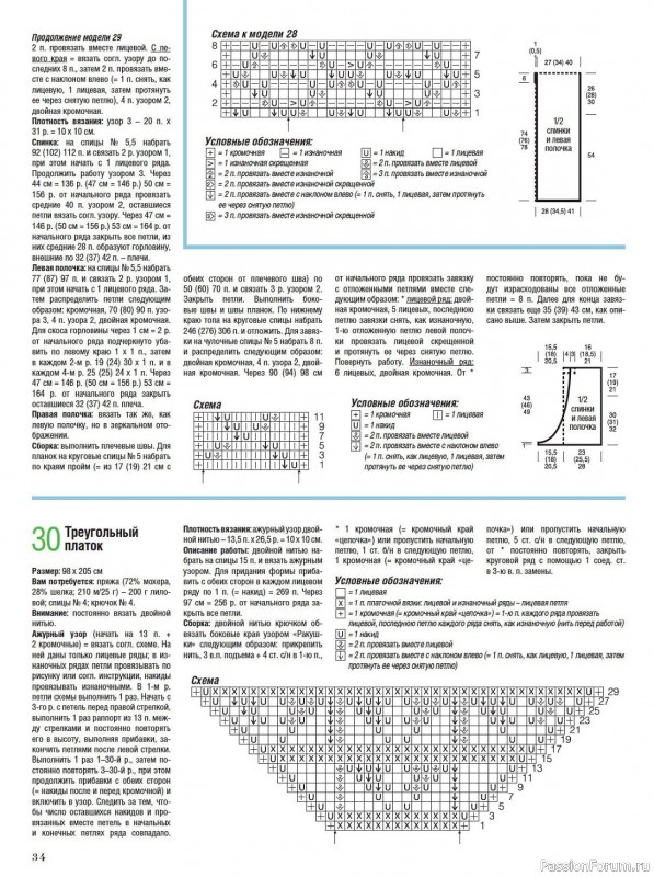 Вязаные модели в журнале «Сабрина №3 2024»