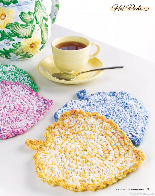 Вязаные проекты крючком в журнале &laquo;Crochet World Specials - Late Spring 2026&raquo;