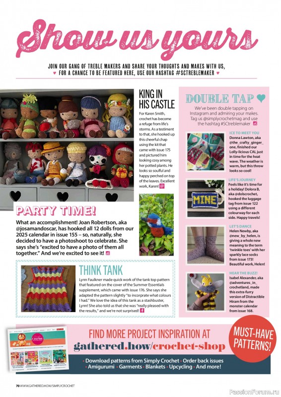 Вязаные проекты крючком в журнале «Simply Crochet №178 2026»