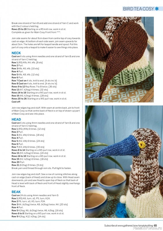Вязаные проекты крючком в журнале «Simply Knitting №264 2025»