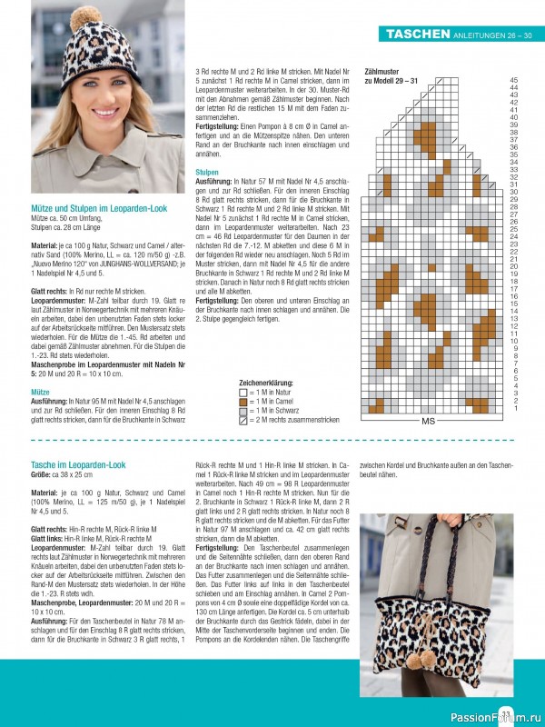 Вязаные проекты спицами в журнале «Hundert Seiten voller Ideen №4 2025»