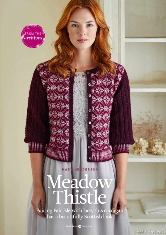 Вязаные проекты спицами в журнале «The Knitter №229 2026»