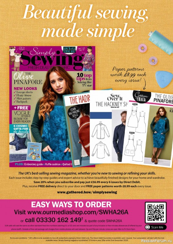 Вязаные проекты в журнале &laquo;Simply Knitting №276 2026&raquo;