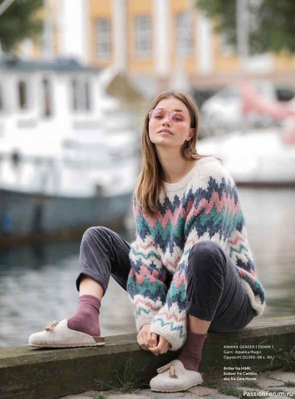 Вязаные проекты в журнале «Yarnmade №2 2019 Autumn & Winter Collection».