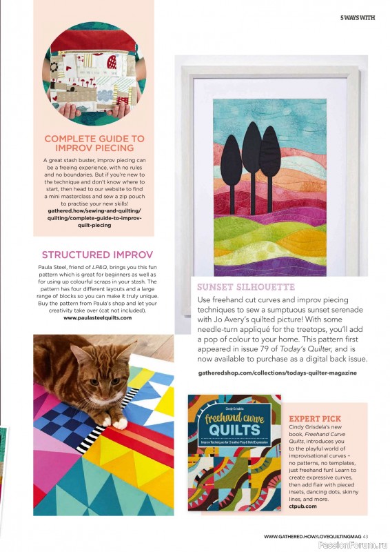 Коллекция проектов для рукодельниц в журнале &laquo;Love Patchwork & Quilting №162 2026&raquo;