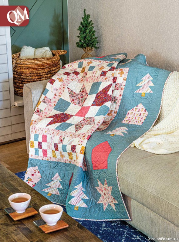 Коллекция проектов для рукодельниц в журнале «Quiltmaker - Winter 2026»