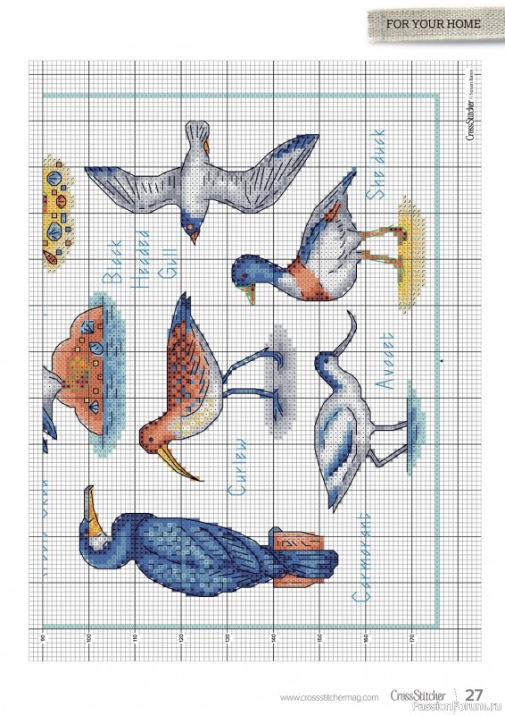 Коллекция вышивки в журнале «CrossStitcher №384 2022»