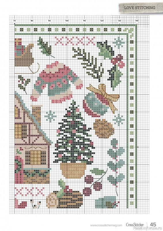Коллекция вышивки в журнале &laquo;CrossStitcher №442 2026&raquo;