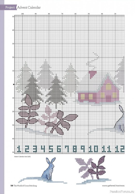 Коллекция вышивки в журнале «The World of Cross Stitching - Special 2023»