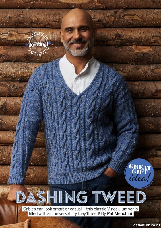 Вязаные модели спицами в журнале «Simply Knitting №224 2022»
