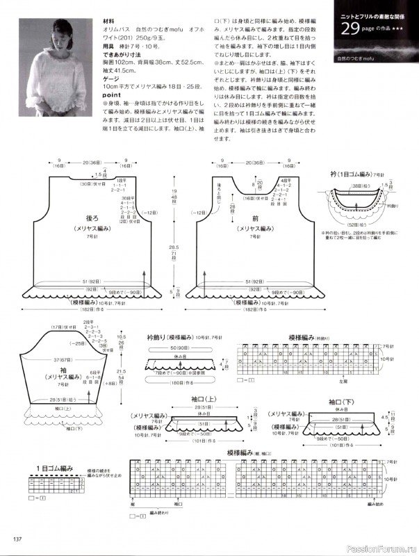 Вязаные модели в журнале &laquo;Keito Dama №205 - Spring 2025&raquo;. Продолжение