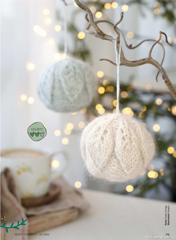 Вязаные модели в журнале «Selbst Gestrickt №1 2027»