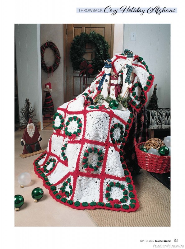 Вязаные проекты крючком в журнале &laquo;Crochet World - Winter 2026&raquo;