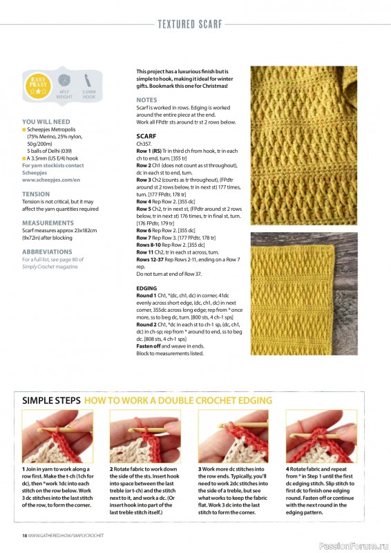 Вязаные проекты крючком в журнале «Simply Crochet №179 2026»