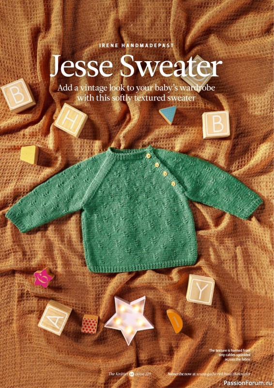 Вязаные проекты спицами в журнале «The Knitter №229 2026»