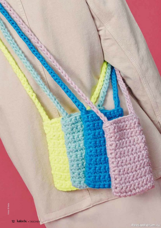 Вязаные проекты в журнале &laquo;Hakeln Spezial №2 2026 - Taschen&raquo;