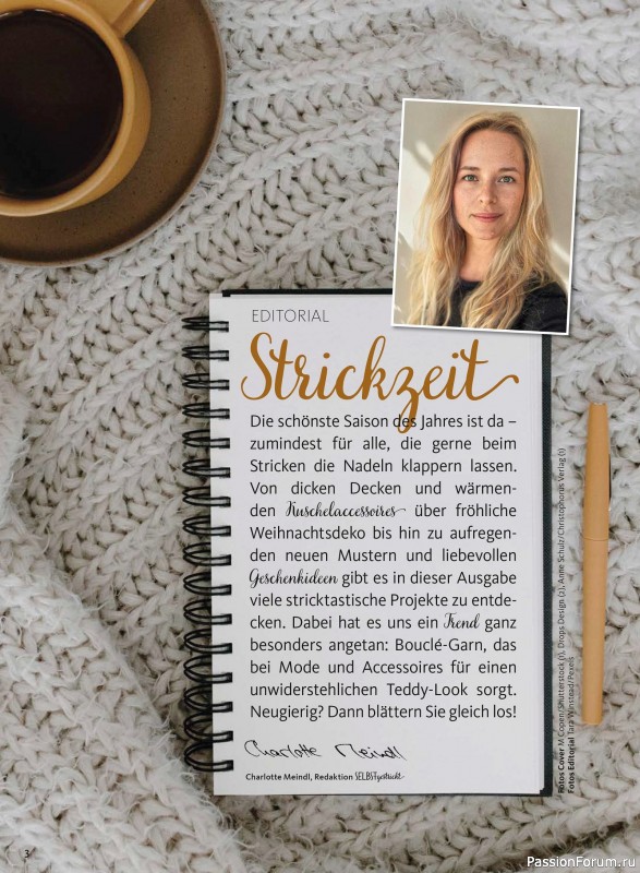 Вязаные проекты в журнале «Selbst Gestrickt №1 2026»