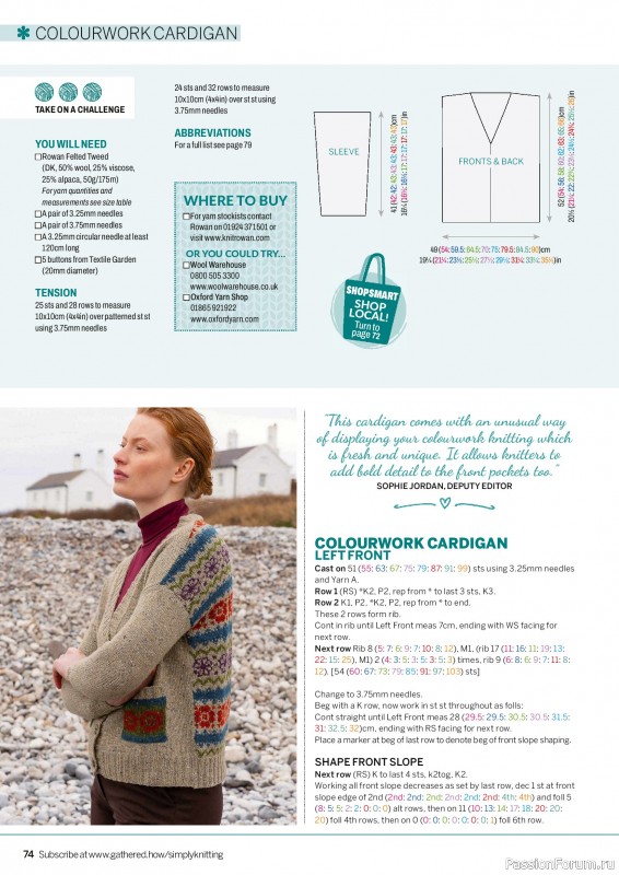 Вязаные проекты в журнале «Simply Knitting №274 2026»