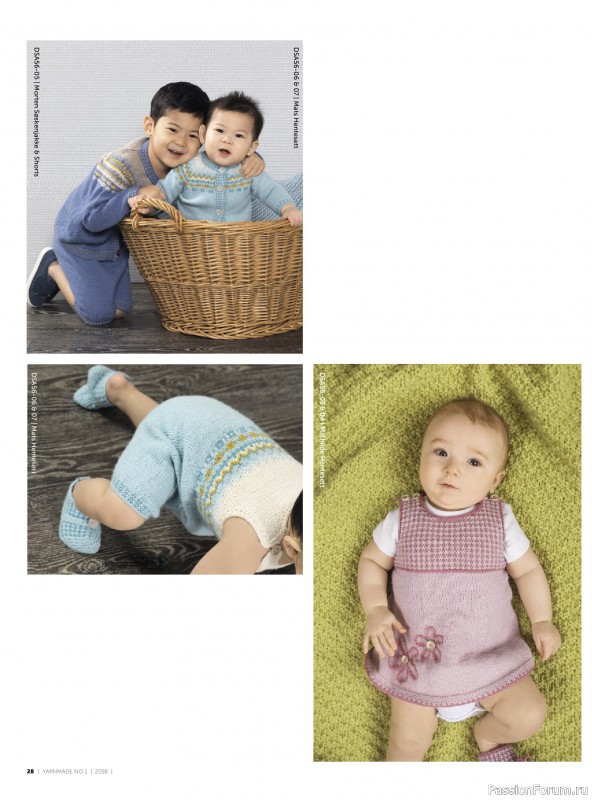 Вязаные проекты в журнале &laquo;Yarnmade №1 2018 Spring & Summer&raquo;.