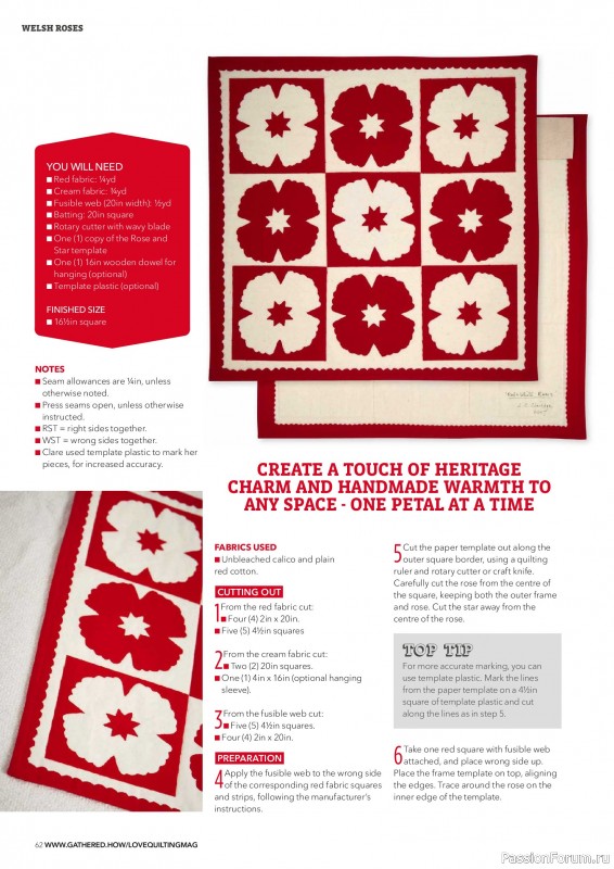 Коллекция проектов для рукодельниц в журнале &laquo;Love Patchwork & Quilting №163 2026&raquo;