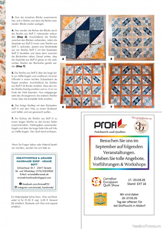 Коллекция проектов для рукодельниц в журнале &laquo;Patchwork Magazin №6 2026&raquo;