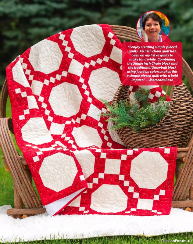 Коллекция проектов для рукодельниц в журнале «Quilter's World - Winter 2025»