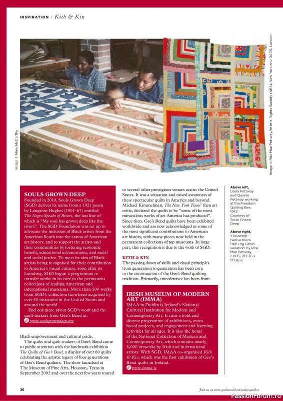 Коллекция проектов для рукодельниц в журнале «Todays Quilter №137 2025»