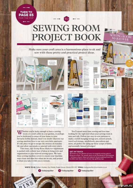 Коллекция проектов для рукодельниц в журнале &laquo;Todays Quilter №139 2026&raquo;