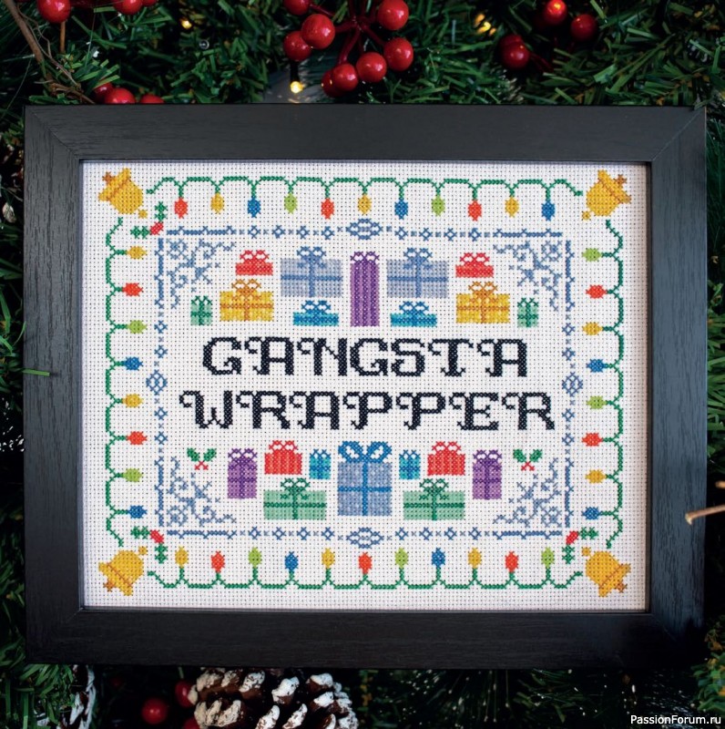 Коллекция вышивки в книге «Cross-Stitch for the Holidays»