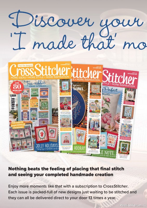 Коллекция вышивки в журнале «CrossStitcher №441 2026»