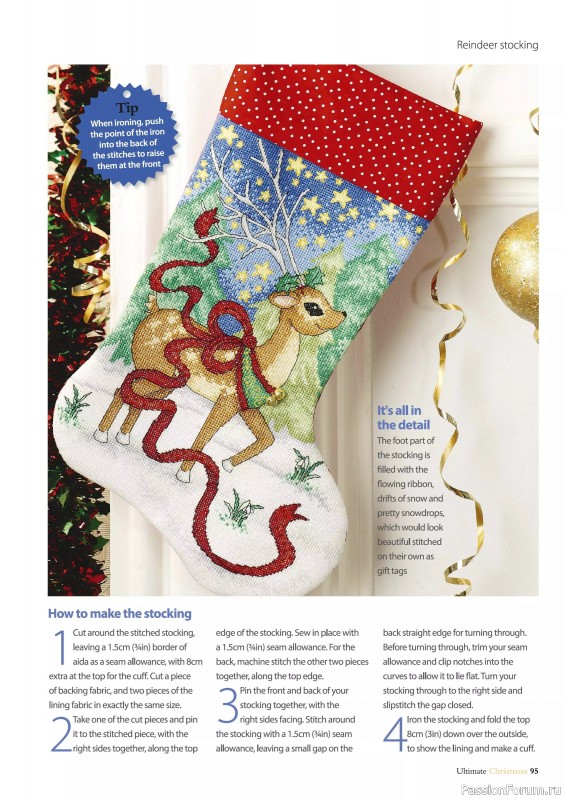 Коллекция вышивки в журнале «Ultimate Crossstitch Christmas №7 2025»