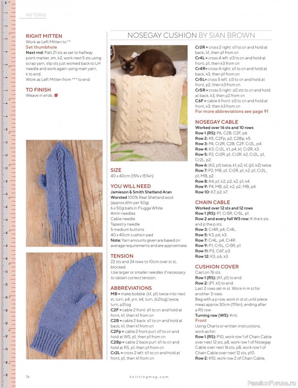 Вязаные модели спицами в журнале «Knitting №228 2022»
