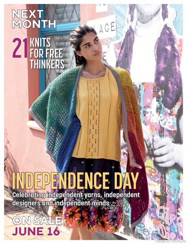 Вязаные модели спицами в журнале «Knitting №231 2022»