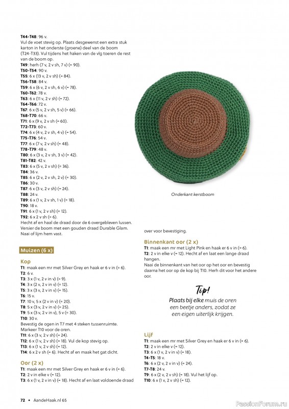 Вязаные проекты крючком в журнале «Aan de Haak №65 2025»