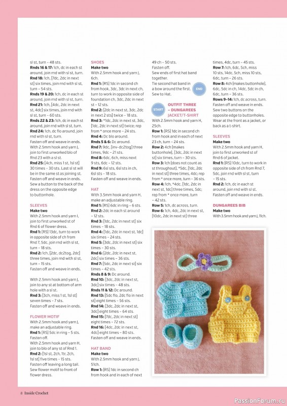 Вязаные проекты крючком в журнале «Inside Crochet №183 2025»