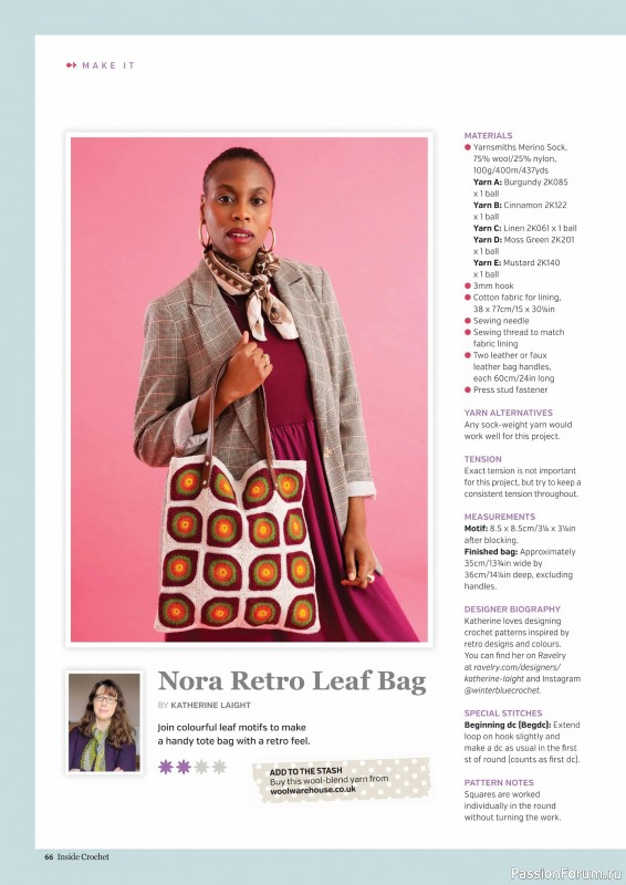 Вязаные проекты крючком в журнале &laquo;Inside Crochet №185 2025&raquo;