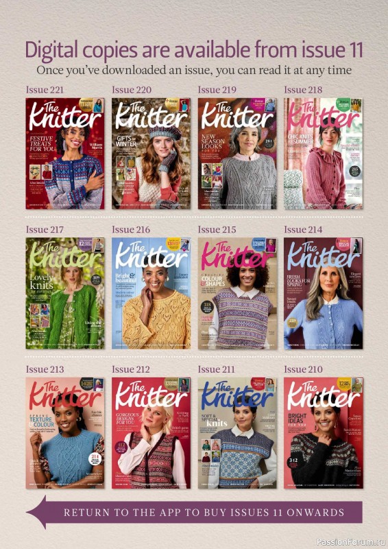 Вязаные проекты спицами в журнале &laquo;The Knitter №226 2026&raquo;