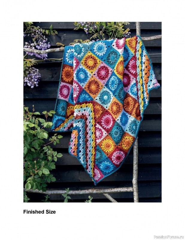 Вязаные проекты в книге «Crochet Modular Blankets». Продолжение