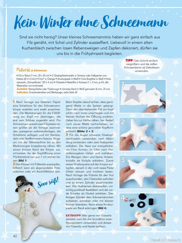 Коллекция проектов для рукодельниц в журнале «Mein Deko und Bastelspass №60 2025»