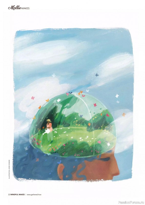 Коллекция проектов для рукодельниц в журнале &laquo;Mollie Makes - Mindful Crafting 2026&raquo;