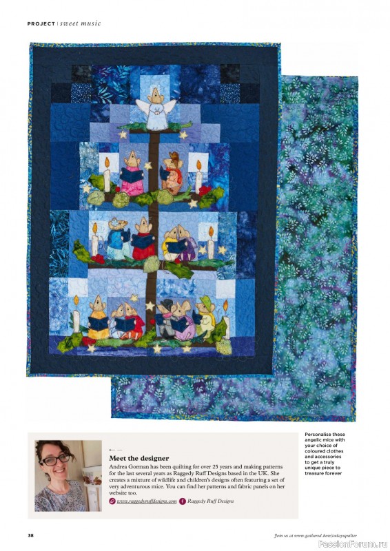 Коллекция проектов для рукодельниц в журнале «Todays Quilter №133 2025»