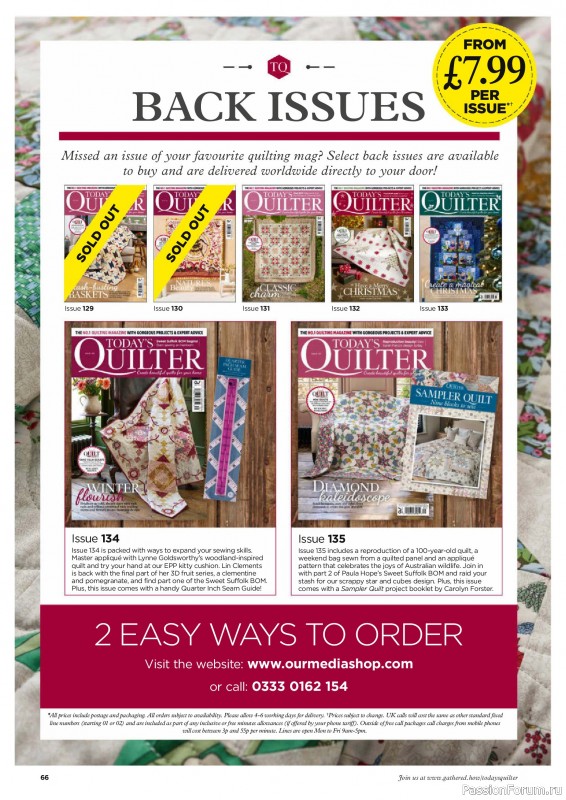 Коллекция проектов для рукодельниц в журнале &laquo;Todays Quilter №136 2026&raquo;