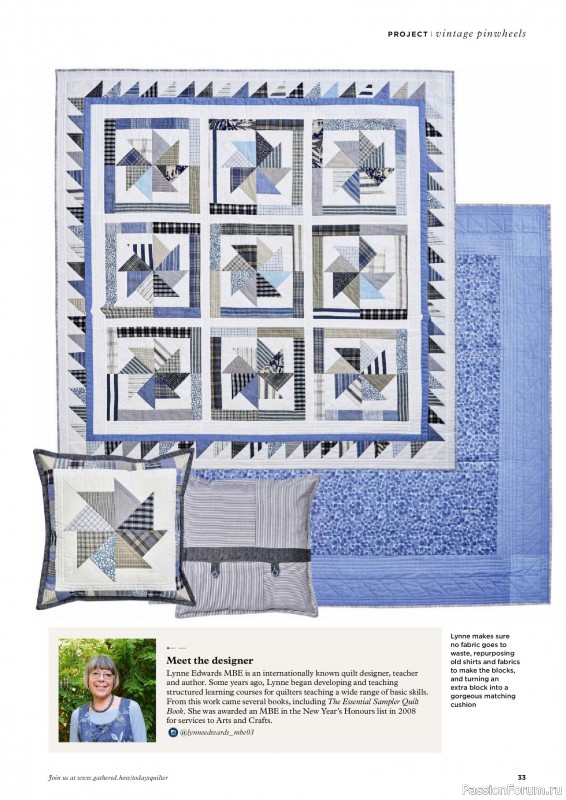 Коллекция проектов для рукодельниц в журнале &laquo;Todays Quilter №136 2026&raquo;