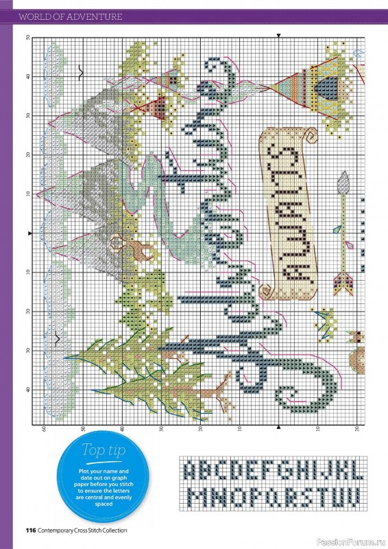 Коллекция вышивки в журнале «Contemporary Cross Stitch Collection 2022»