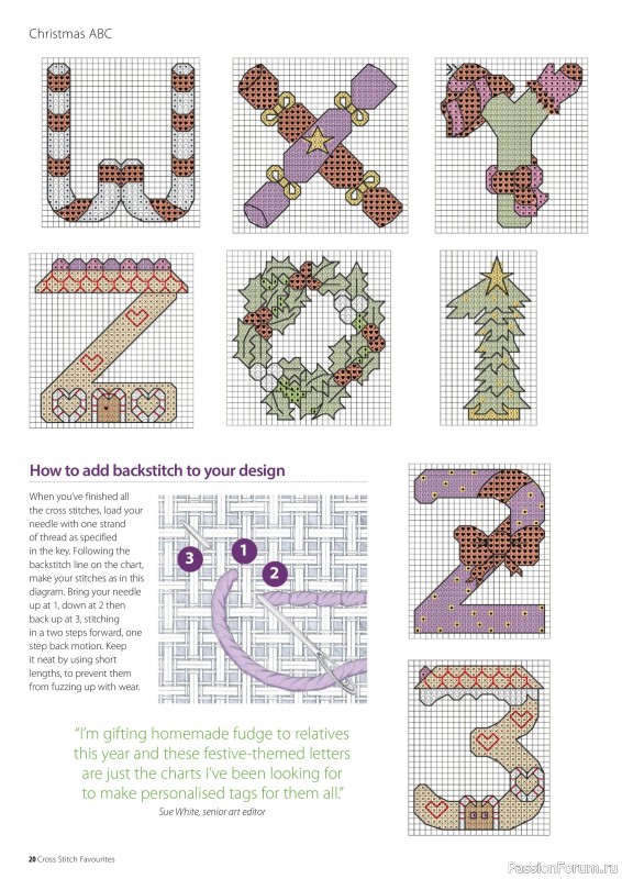 Коллекция вышивки в журнале «Cross Stitch Favourites - Christmas 2023»